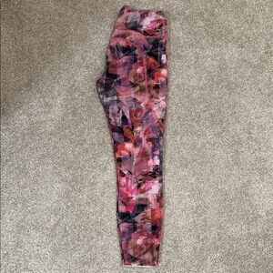 lululemon athletica Pink and Black Skinny Jeans